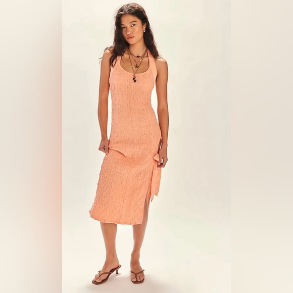 FREE PEOPLE Sea Foam Midi Dress - Picture 3 of 13